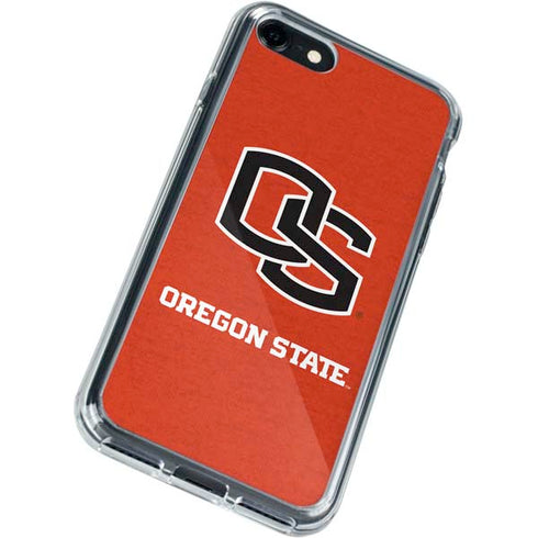 Oregon State University Orange iPhone SE (2nd & 3rd Gen) Clear Case
