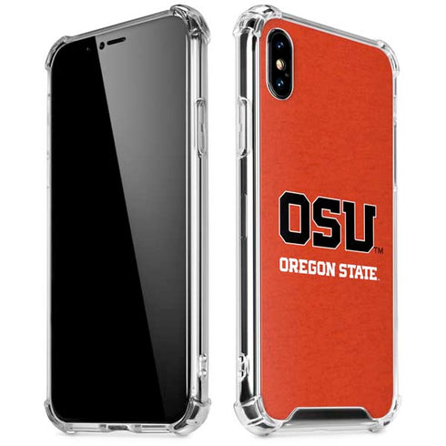 Oregon State University Orange iPhone XS Max Clear Case