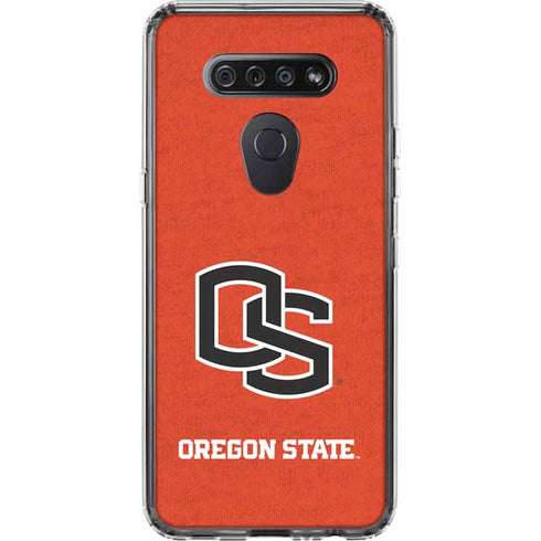 Oregon State University Orange LG K51/Q51 Clear Case