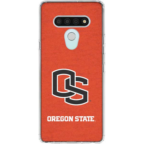 Oregon State University Orange LG Stylo 6 Clear Case