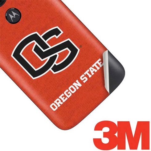Oregon State University Orange Moto E5 Play Skin