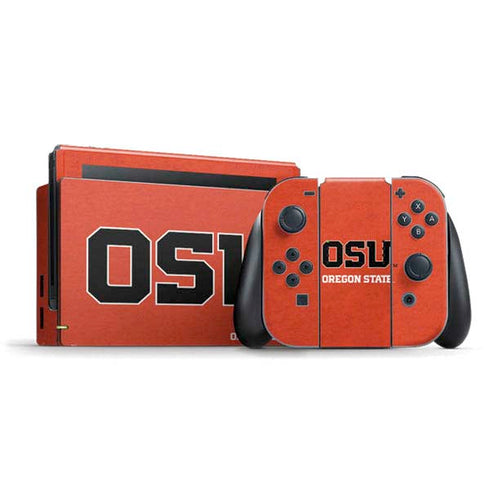 Oregon State University Orange Nintendo Switch Bundle Skin