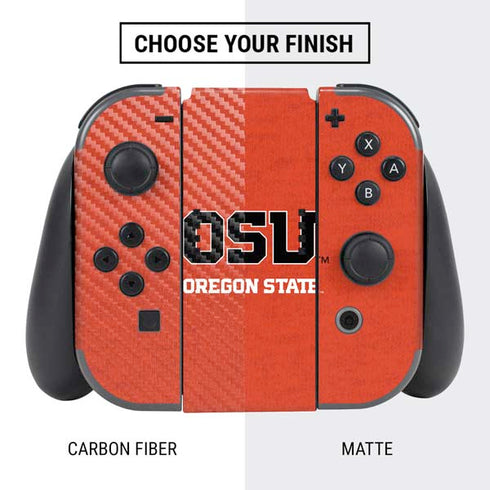 Oregon State University Orange Nintendo Switch Bundle Skin