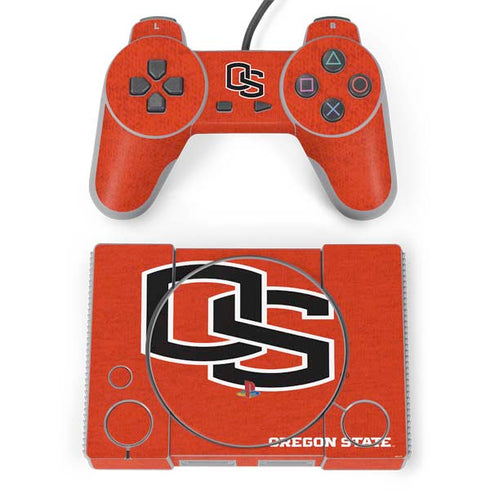 Oregon State University Orange PlayStation Classic Bundle Skin