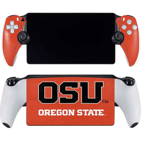 Oregon State University Orange PlayStation Portal Remote Player Skin