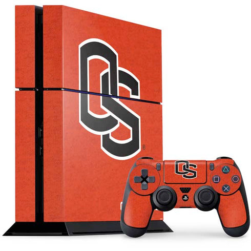 Oregon State University Orange PS4 Console and Controller Bundle Skin