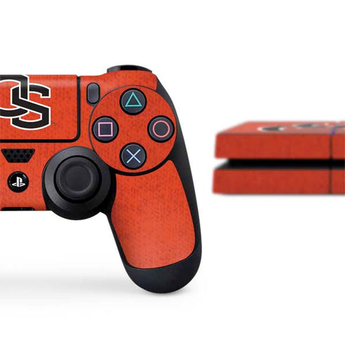Oregon State University Orange PS4 Console and Controller Bundle Skin