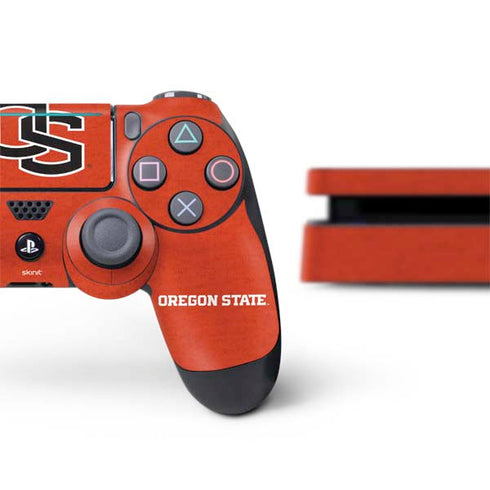 Oregon State University Orange PS4 Slim Bundle Skin