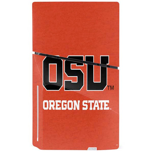Oregon State University Orange PS5 Slim Disk Bundle Skin