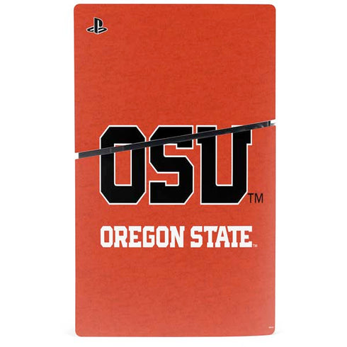 Oregon State University Orange PS5 Slim Digital Edition Console Skin