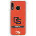 Oregon State University Texture Galaxy A20 Clear Case