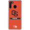 Oregon State University Texture Galaxy A21 Clear Case