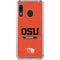 Oregon State University Texture Galaxy A30 Clear Case