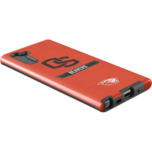 Oregon State University Texture Galaxy Note 10 Pro Case