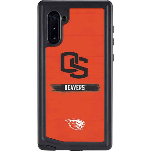 Oregon State University Texture Galaxy Note 10 Waterproof Case
