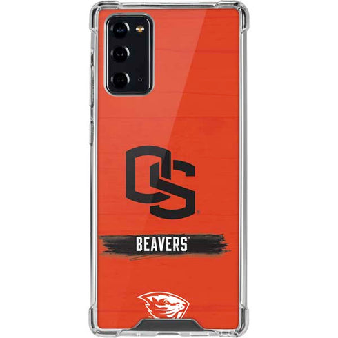Oregon State University Texture Galaxy Note20 5G Clear Case