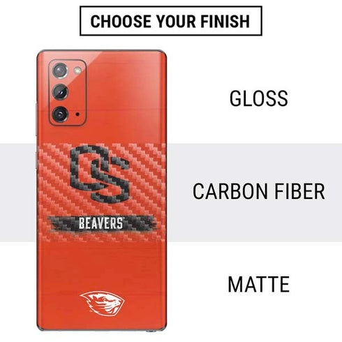 Oregon State University Texture Galaxy Note20 5G Skin
