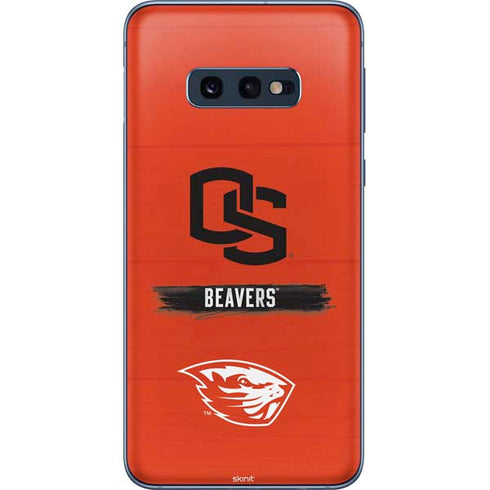 Oregon State University Texture Galaxy S10e Skin