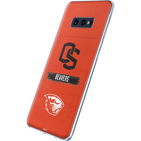 Oregon State University Texture Galaxy S10e Skin