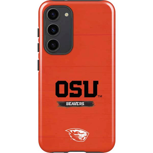 Oregon State University Texture Galaxy S23 Plus Pro Case