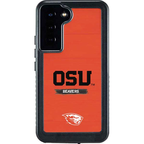 Oregon State University Texture Galaxy S23 Plus Waterproof Case