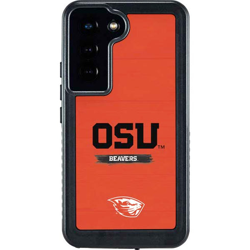 Oregon State University Texture Galaxy S23 Waterproof Case
