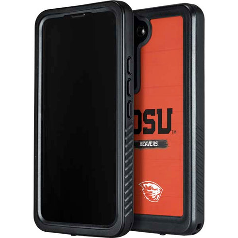 Oregon State University Texture Galaxy S23 Waterproof Case