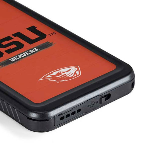 Oregon State University Texture Galaxy S23 Waterproof Case