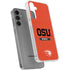 Oregon State University Texture Galaxy S24 Plus Clear Case