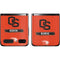 Oregon State University Texture Galaxy Z Flip Skin