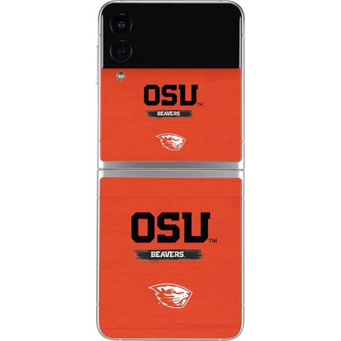 Oregon State University Texture Galaxy Z Flip3 5G Skin