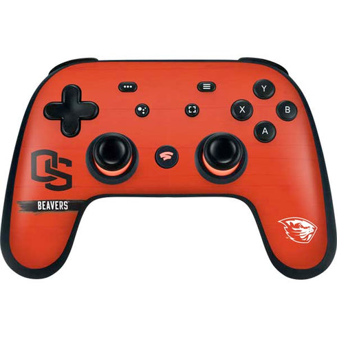 Oregon State University Texture Google Stadia Controller Skin