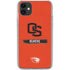 Oregon State University Texture iPhone 11 Clear Case
