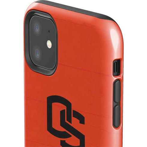 Oregon State University Texture iPhone 11 Impact Case