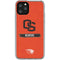 Oregon State University Texture iPhone 11 Pro Clear Case
