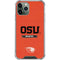 Oregon State University Texture iPhone 11 Pro Max Clear Case