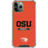 Oregon State University Texture iPhone 11 Pro Max Clear Case