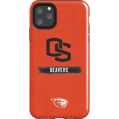 Oregon State University Texture iPhone 11 Pro Max Impact Case