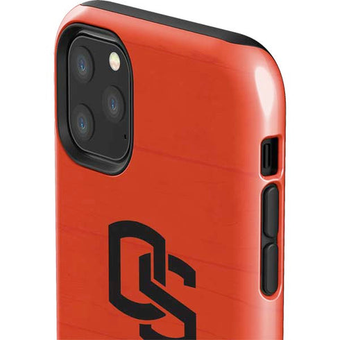 Oregon State University Texture iPhone 11 Pro Max Impact Case