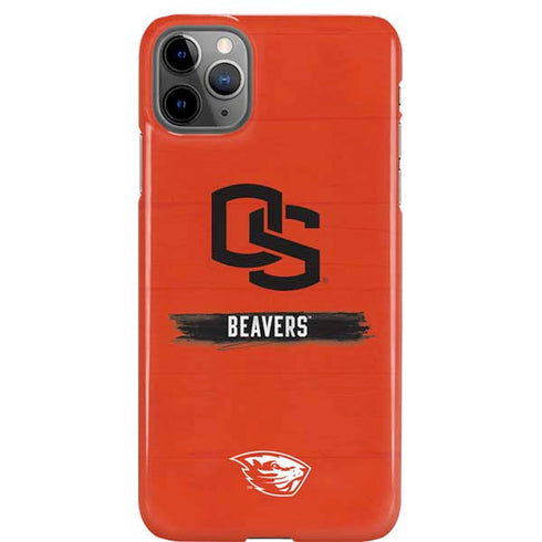 Oregon State University Texture iPhone 11 Pro Max Lite Case