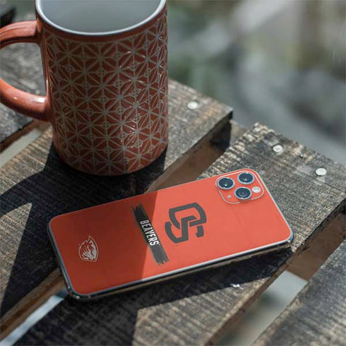 Oregon State University Texture iPhone 11 Pro Max Skin