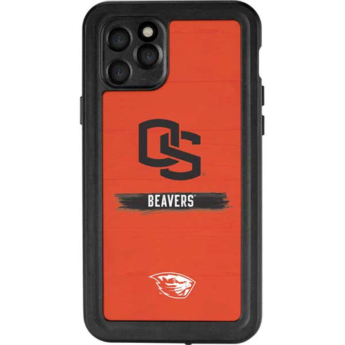 Oregon State University Texture iPhone 11 Pro Waterproof Case