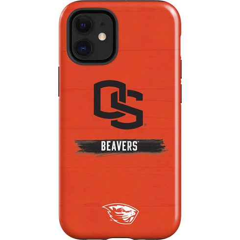 Oregon State University Texture iPhone 12 Mini Impact Case