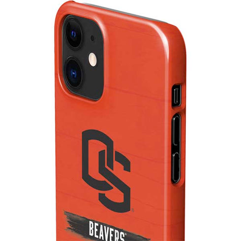 Oregon State University Texture iPhone 12 Mini Lite Case