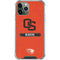 Oregon State University Texture iPhone 12 Pro Clear Case
