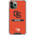 Oregon State University Texture iPhone 12 Pro Clear Case