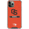 Oregon State University Texture iPhone 12 Pro Max Clear Case