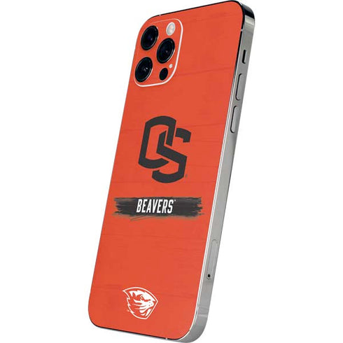 Oregon State University Texture iPhone 12 Pro Max Skin