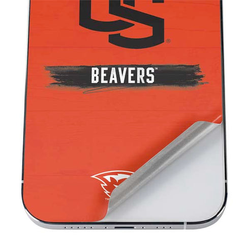Oregon State University Texture iPhone 12 Pro Max Skin