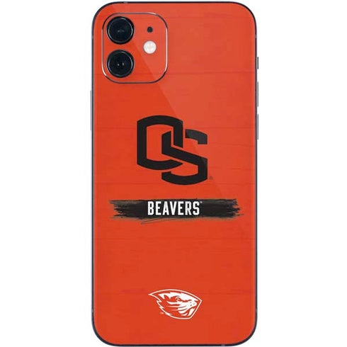 Oregon State University Texture iPhone 12 Skin